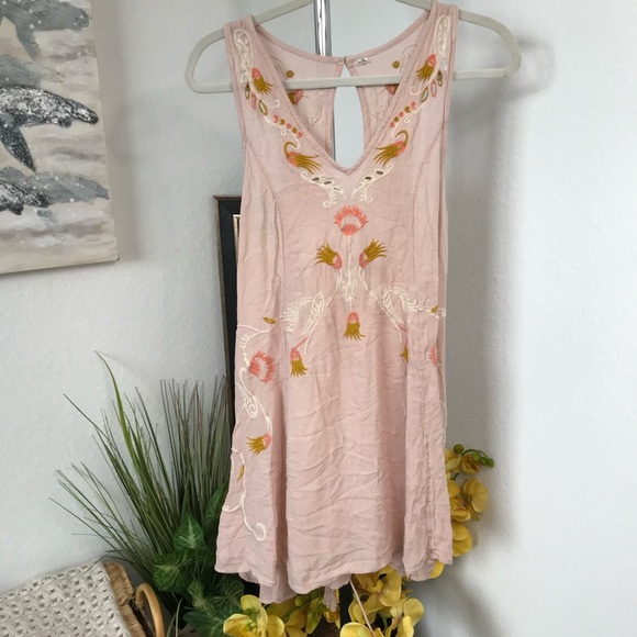 Free People Adelaide Festival Dress Pink S